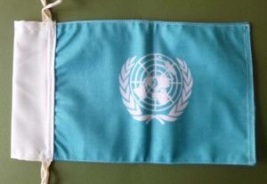 United Nations : Vehicle Flag / Pennant.