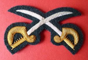 Army Physical Training Instructor (PTI) Arm-badge for Mess-dress.