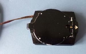 Third Reich : Wehrmacht / Waffen-SS Compass with Leather Lanyard.