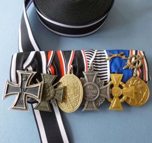 Imperial : Medal Ribbon for the 2nd Class Iron Cross …