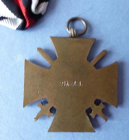 1914-18 German Cross of Honour for Combattants. (Ehrenkreuz für Frontkämpfer). — image 2