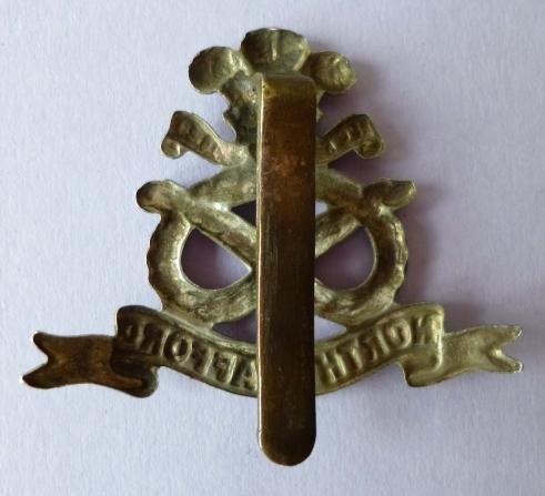 The Prince of Wales's (North Staffordshire Regiment) WW2 Cap Badge. — image 2