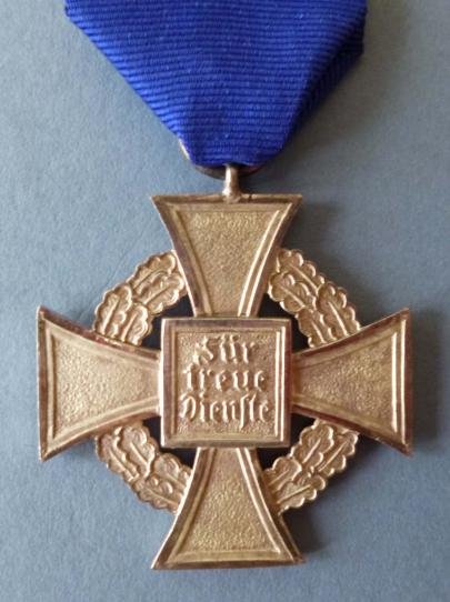 Third Reich : Loyal Service Cross 2nd Grade for 25-years service (Treudienst-Ehrenzeichen 2. Stufe) . — image 2