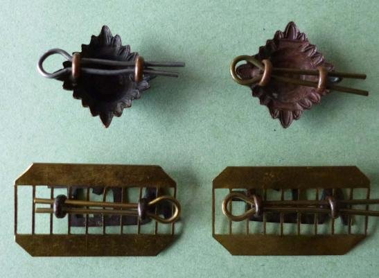 Pair of Army Cadet Force Officer's Bronze Shoulder-titles together with 2nd Lieutenant Bronze Pips. — image 2