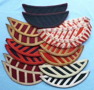 Seven Matched Pairs of Regimental / Corps Bandsmen's Shoulder-wings.