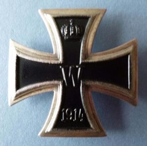 COPY : 1914 Iron Cross 1st Class One-piece Convex Screwback …