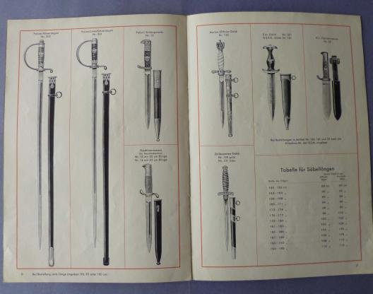 Third Reich : Edged Weapon Catalogue of Waffenfabrik Paul Seilheimer, Solingen. — image 2