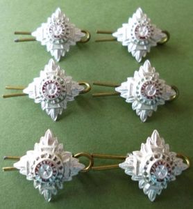 Matching set of Army Captain's Rank-pips.
