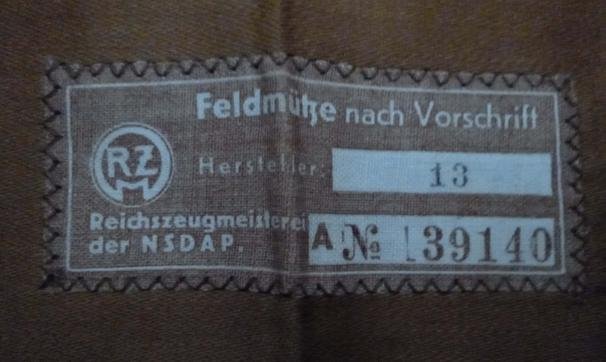 Third Reich : NSDAP Political Leaders Lagermütze as worn on Courses at Ordensburgen, etc. — image 3