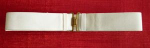 Royal Air Force Other-ranks' White Nylon Dress Belt.