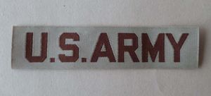 USA : 'U.S.ARMY' Title for Desert Cam Uniform.