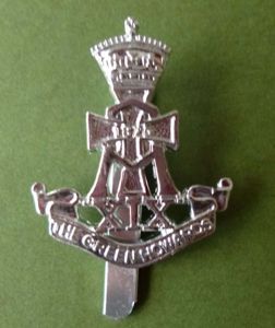 Green Howards Staybrite Cap Badge.