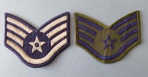 USA : USAF Staff Sergeants' Rank Arm Badges for Service …
