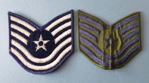 USA : USAF Technical Sergeants' Rank Arm Badges for Service …
