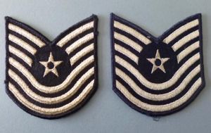 USA : USAF Master Sergeants' Rank Arm Badges for Full-Dress …