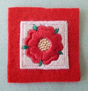 42nd (East Lancashire) Infantry Division Shoulder Flash.