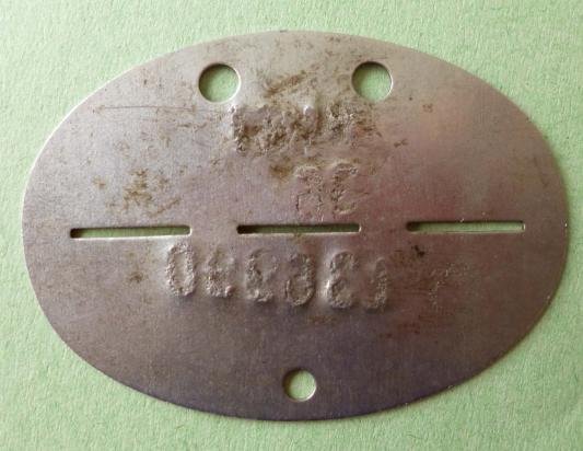 Third Reich : Rare Nazi Hilfswilliger 'HIWI' Identity Disc. — image 2