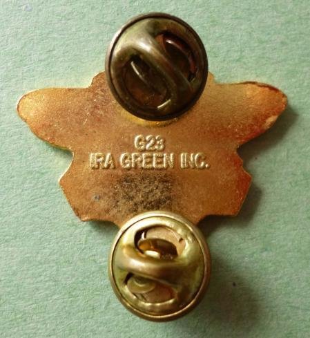 USA : Army 95th Infantry Division ' Iron Men of Metz' enamelled distinctive lapel badge. — image 3