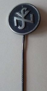 Third Reich : NS-Welfare Organisation (NS-Volkswohlfahrt) NSV stick-pin membership lapel …