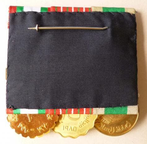 Oman : Group of three medals court-mounted as worn. — image 2