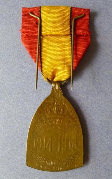 Belgium : 1914-18 War Medal. — image 2