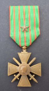 France : 1914-18 Croix de Guerre with bronze star on …