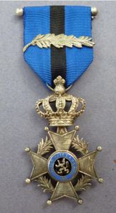 Belgium : Order of Leopold II 5th Class Knight's Badge …