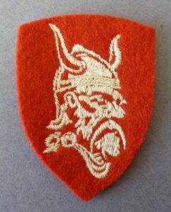 Army East Anglian District Machine-embroidered Shoulder-flash.