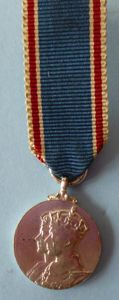 Miniature King George VI Coronation Medal 1937.
