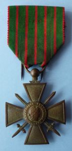 France : WW1 1914-1917 Croix de Guerre.