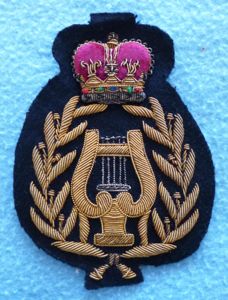 Royal Marines Bandmaster (Warrant Officer 2nd Class) WO2 large Gold-wire …