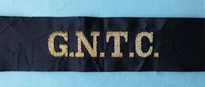 Royal Navy Cap-tally 'G.N.T.C' (Girls Nautical Training Corps).