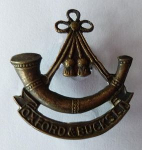 Oxfordshire & Buckinghamshire Light Infantry Regimental Lapel-badge.