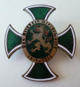 Austro-Hungary : Imperial Austrian Patriotic Badge 'Den Kriegern Steiermarks 1914 …
