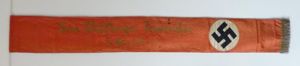 Third Reich : Silk Funeral Sash from the Wolfsberg Ladies …