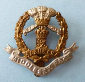 Middlesex Regiment Cap-badge.