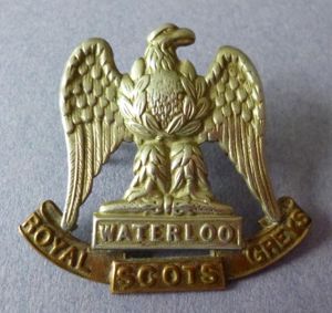 Royal Scots Greys Cap-badge.
