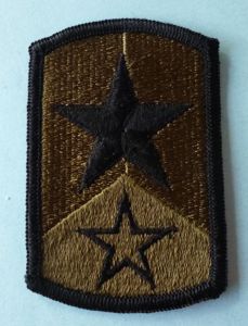USA : Army 72nd Infantry Brigade Shoulder-flash - Subdued Version.