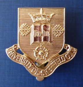 University of Sheffield Officer Training Corps Staybrite Cap-badge.
