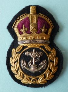 WW2 Royal Navy Chief Petty-Officer (King's crown) Cap-badge.