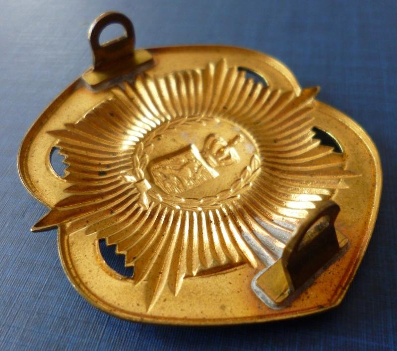 Netherlands : Dutch Army van Heutsz Infantry Regimental Beret-Badge. — image 3