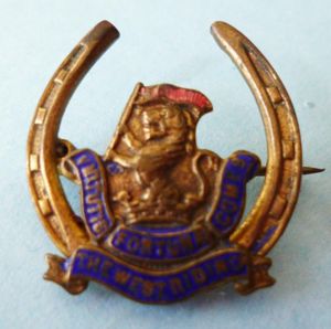The Duke of Wellington's Regiment (West Riding) Sweetheart Brooch.