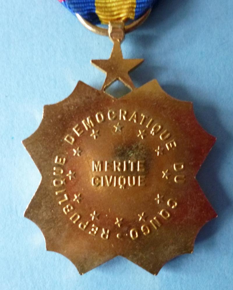Congo : Gold (1st Class) Medal of Civil Merit. — image 3