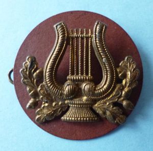 WW2 Army Musicians Brass Arm-badge.
