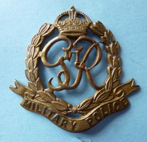 WW2 Military Police (GviR) Cap-badge.