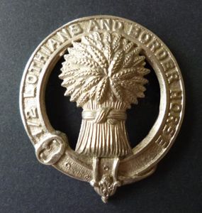 1/2 Lothians and Border Horse Piper's Glengarry Badge.