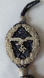 Third Reich : Luftwaffe Shooting Cord (Schützenschnur) Grade 1.