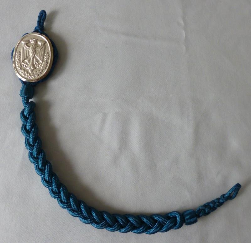 BRD :West German Bundesmarine Shooting Cord (Schützenschnur) - Silver Grade. — image 2