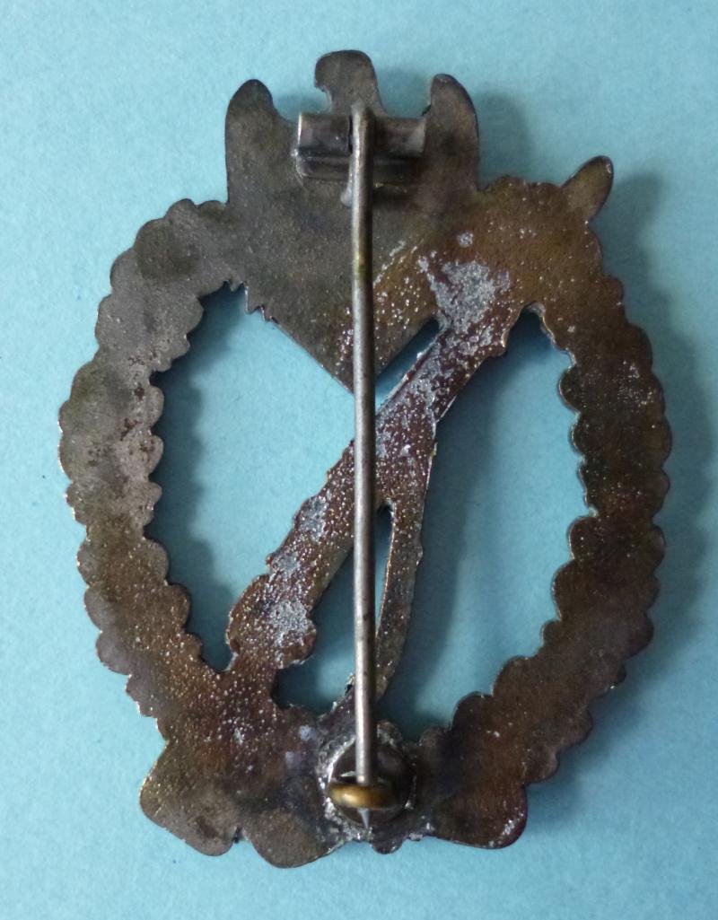 Third Reich : Wehrmacht Infantry Assault Badge in Silver (Infanterie-Sturmabzeichen in Silber). — image 2