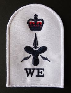 Royal Navy Warfare / Weapons Engineering WE Petty Officer Arm-badge …
